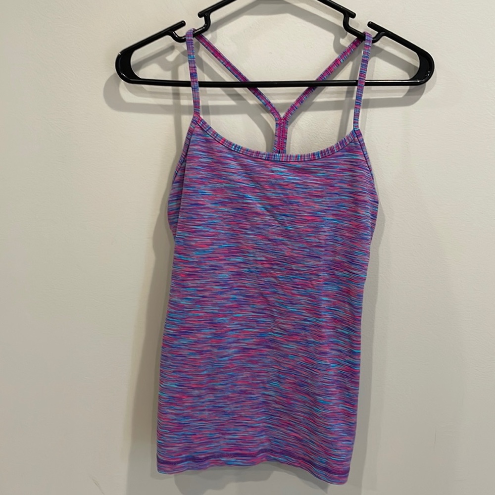 Lululemon power to the y tank size 8